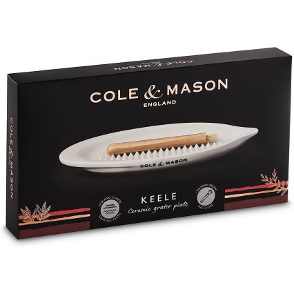 Cole&Mason - Ralador cerâmico com escova de madeira