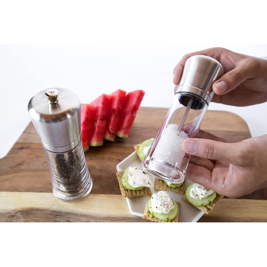 Cole&Mason - Conjunto de moinhos de sal e pimenta SANDOWN 2 peças 18 cm