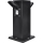 Coluna exterior com tomada 2Z 230V IP44 preto angular