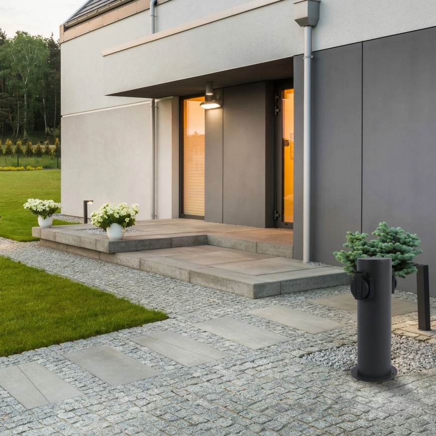 Coluna exterior com tomada 2Z ELEKTRI 230V IP44