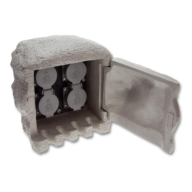 Coluna exterior com tomada 4Z IP44