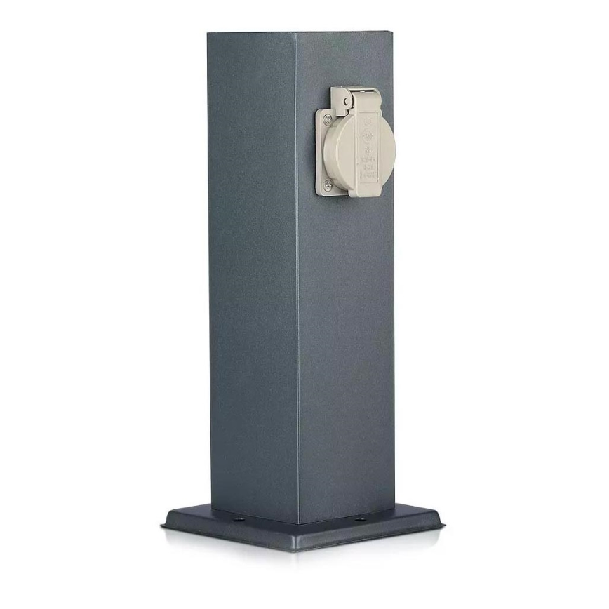 Coluna exterior com tomada SCHUKO 2Z 230V IP44