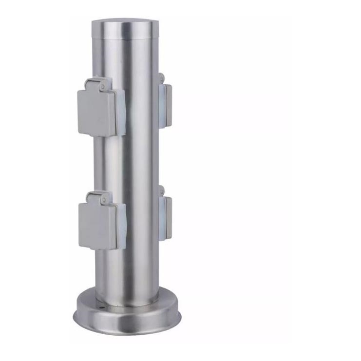 Coluna exterior com tomada SYDNEY 4Z SCHUKO 230V IP44