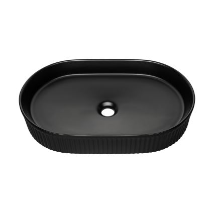 COMAD BEYOND 3 BLACK ( E-6531 ) - Lavatório de bancada BEYOND 56x36 cm cerâmica/mate preto
