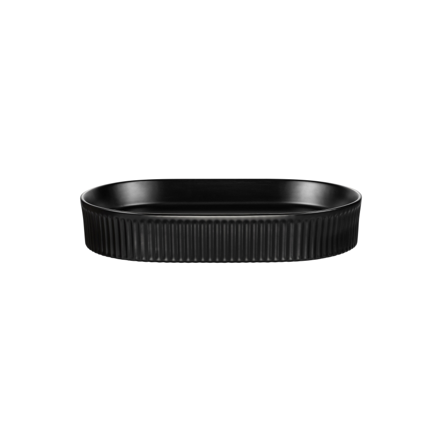 COMAD BEYOND 3 BLACK ( E-6531 ) - Lavatório de bancada BEYOND 56x36 cm cerâmica/mate preto