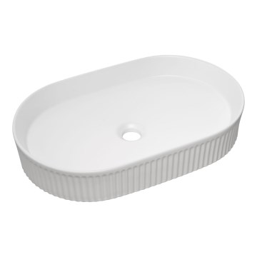 COMAD BEYOND 3 Branco ( E-6531 ) - Lavatório de bancada BEYOND 56x36 cm cerâmica/branco brilhante