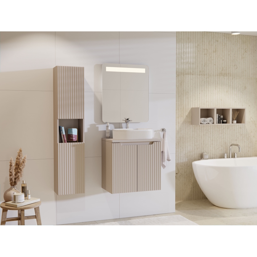 COMAD BEYOND 5 Branco ( E-6564 ) - Lavatório de bancada BEYOND 48x32,5 cm cerâmica/branco mate