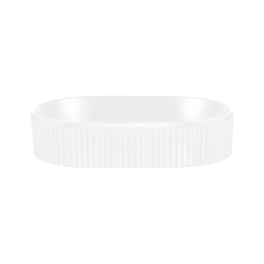 COMAD BEYOND 5 WHITE (E-6564) - Lavatório de encostar BEYOND 48x32,5 cm cerâmica/branco mate