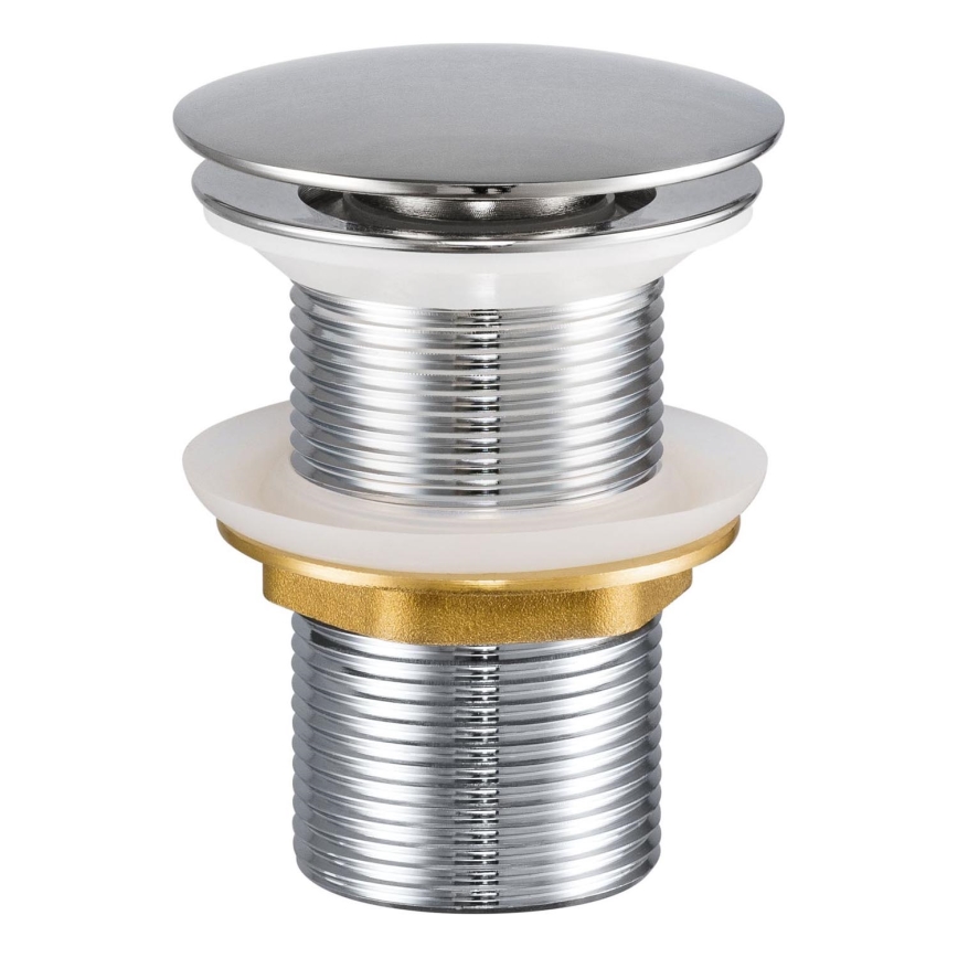 COMAD CLICK-CLACK T201L-3 - Válvula de drenagem CLICK-CLACK diâmetro 7 cm cromado brilhante