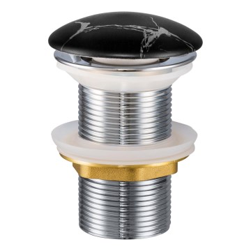 COMAD CLICK-CLACK T201M-B2-3 - Válvula de drenagem CLICK-CLACK diâmetro 7 cm mate preto