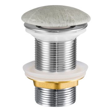 COMAD CLICK-CLACK T201M-Y1-3 - Válvula de drenagem CLICK-CLACK diâmetro 7 cm mate cinzento