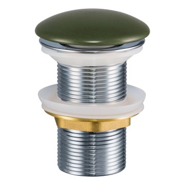 COMAD CLICK-CLACK T201MFG-3 - Válvula de drenagem CLICK-CLACK diâmetro 7 cm mate verde
