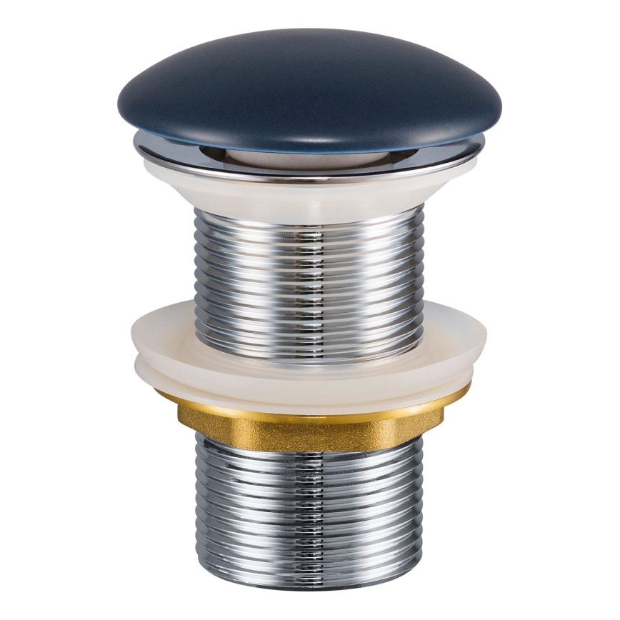 COMAD CLICK-CLACK T201MNB-3 - Válvula de drenagem CLICK-CLACK diâmetro 7 cm mate navy azul