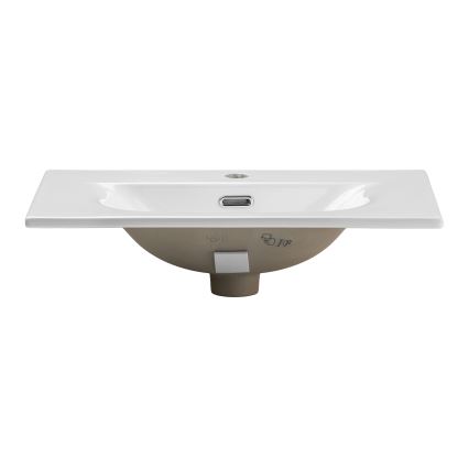 COMAD SKY 3 60CM DP ( E-8099-3-60 ) - Lavatório embutido SKY 61x40 cm cerâmica/branco mate