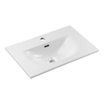 COMAD SKY 3 60CM ( E-8099-3-60 ) - Lavatório embutido SKY 61x40 cm cerâmica/branco brilhante