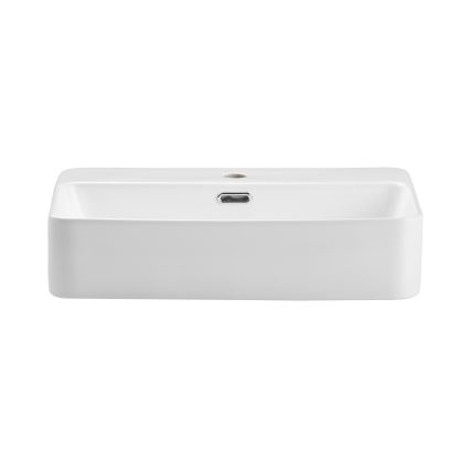 COMAD TRUST 2 Branco ( E-6282 ) - Lavatório de bancada TRUST 55x38 cm cerâmica/branco brilhante