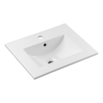 COMAD UM-2050RB DANCE 50 DP - Lavatório embutido DANCE 52x40 cm cerâmica/branco mate