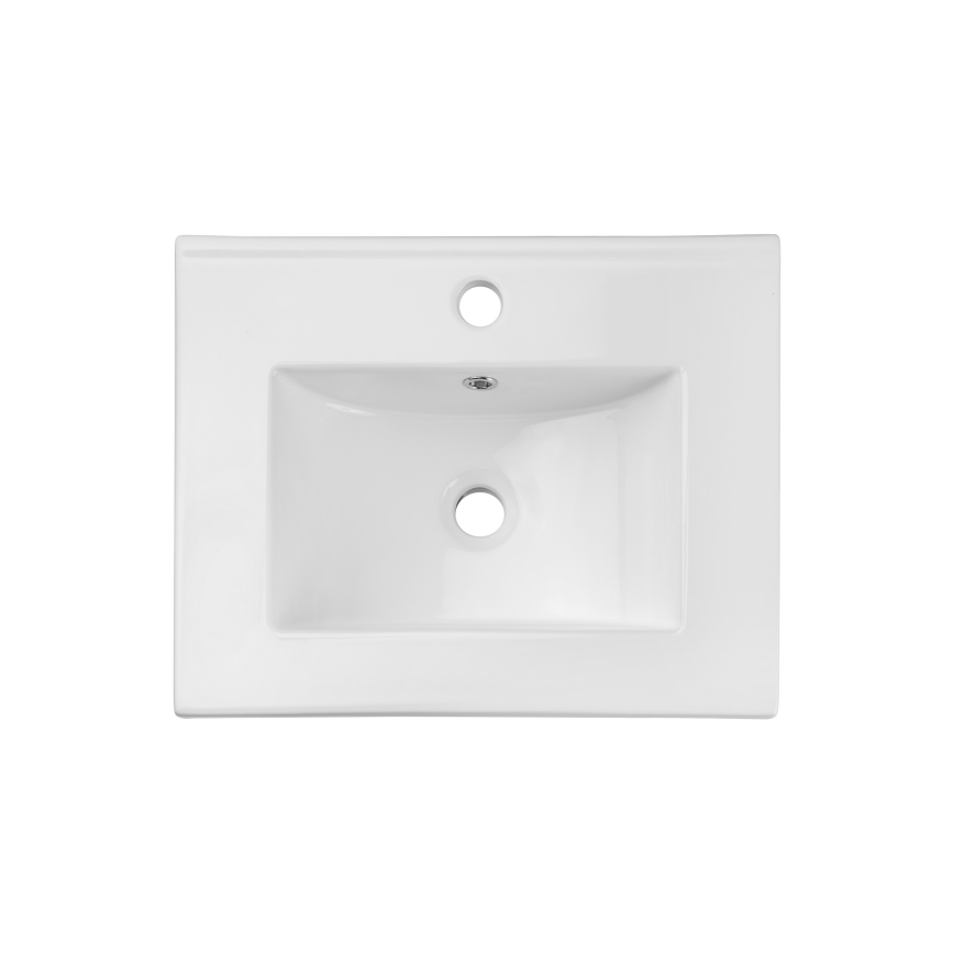 COMAD UM-2050RB DANCE 50 - Lavatório embutido DANCE 52x40 cm cerâmica/branco brilhante