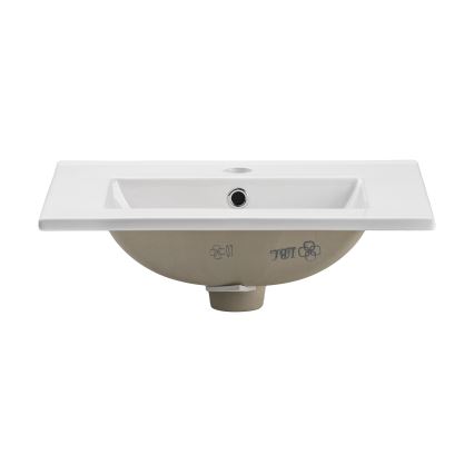 COMAD UM-2050RB DANCE 50 - Lavatório embutido DANCE 52x40 cm cerâmica/branco brilhante