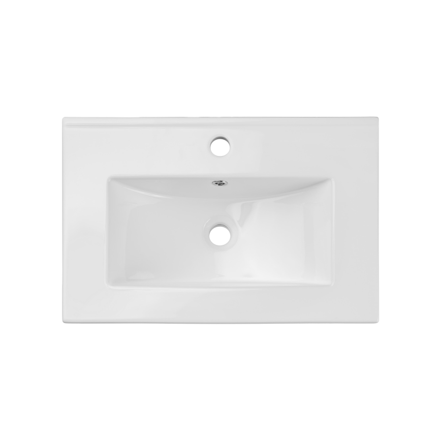 COMAD UM-2060RB DANCE 60-DP - Lavatório embutido DANCE 62x40 cm cerâmica/branco mate