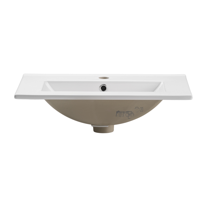 COMAD UM-2060RB DANCE 60-DP - Lavatório embutido DANCE 62x40 cm cerâmica/branco mate