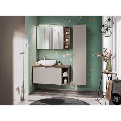 COMAD UM-6252 SMILE 40 DP - Lavatório de bancada SMILE 41x41 cm cerâmica/branco brilhante