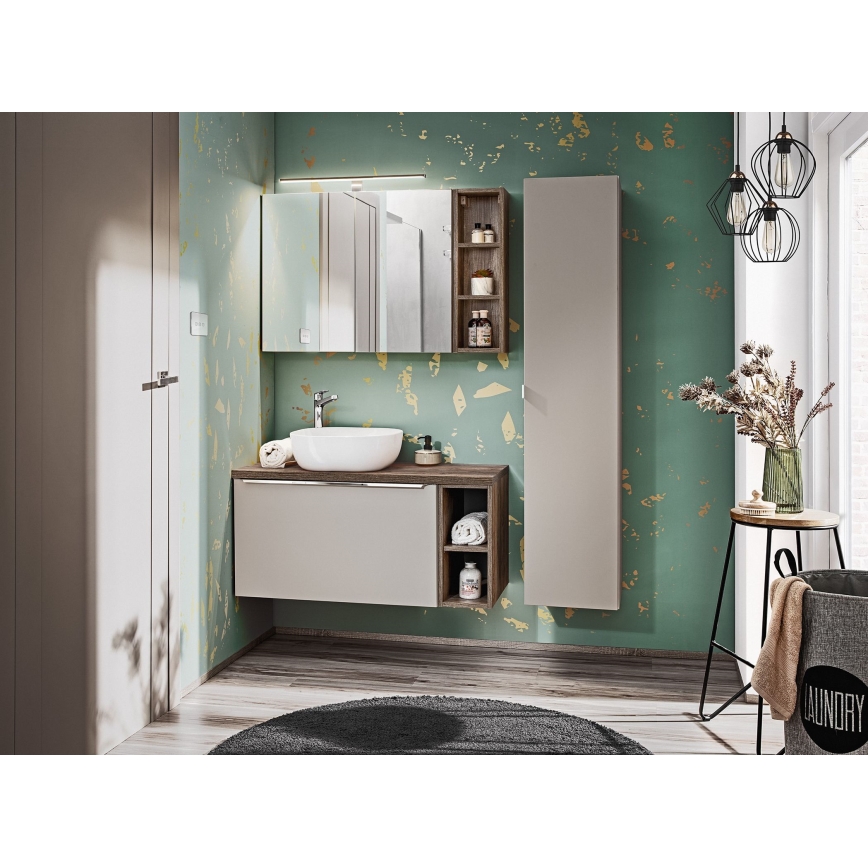 COMAD UM-6252 SMILE 40 DP - Lavatório de bancada SMILE 41x41 cm cerâmica/branco brilhante