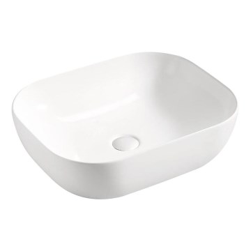 COMAD UM-6254 SMILE 50 DP - Lavatório de bancada SMILE 50x40 cm cerâmica/branco brilhante