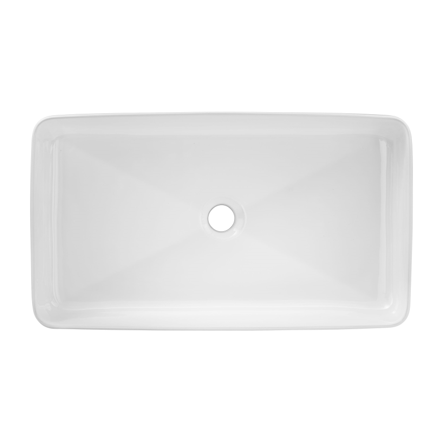 COMAD UM-6275 SLIM 60 Branco DP - Lavatório de bancada SLIM 61x34 cm cerâmica/branco brilhante