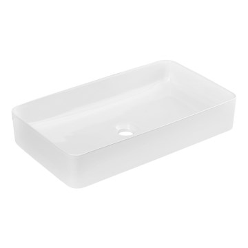 COMAD UM-6275 SLIM 60 Branco DP - Lavatório de bancada SLIM 61x34 cm cerâmica/branco brilhante