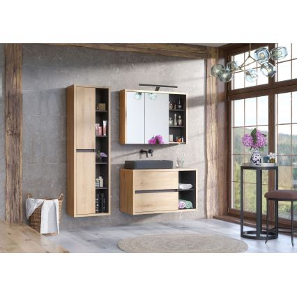COMAD UM-6276 SLIM 40 GREY DP - Lavatório de bancada SLIM 37x37 cm cerâmica/mate cinzento