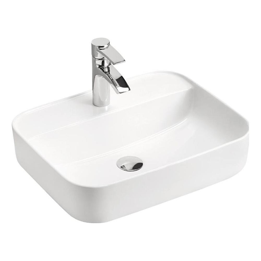 COMAD UM-6289 MAGIC 50 DP - Lavatório de bancada MAGIC 50x40 cm cerâmica/branco brilhante