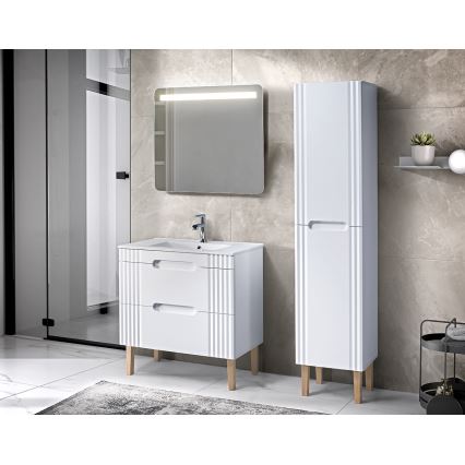 COMAD UM-CFP LAVA 50D - Lavatório embutido LAVA 51x46 cm cerâmica/branco brilhante