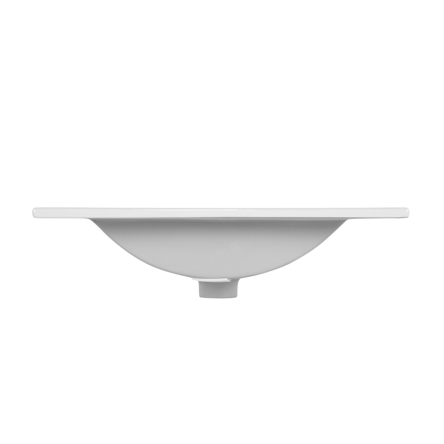 COMAD UM-CFP LAVA 50D - Lavatório embutido LAVA 51x46 cm cerâmica/branco brilhante