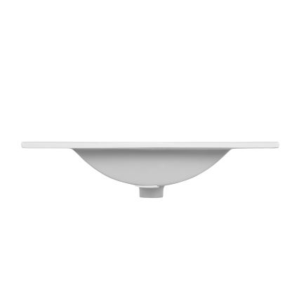 COMAD UM-CFP LAVA 80D - Lavatório embutido LAVA 81x46 cm cerâmica/branco brilhante