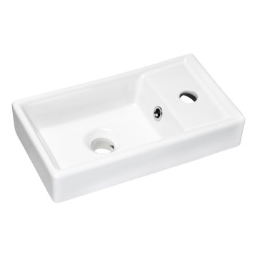 COMAD UM-VEDEA 40 - Lavatório de bancada VEDEA 40x22 cm cerâmica/branco brilhante