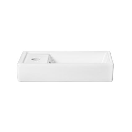 COMAD UM-VEDEA 40 - Lavatório de bancada VEDEA 40x22 cm cerâmica/branco brilhante