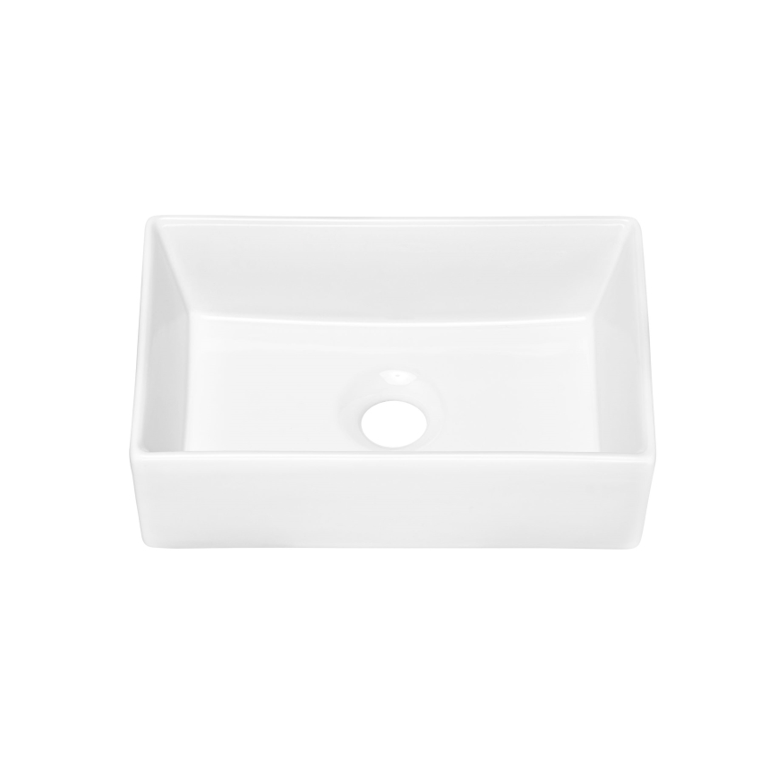 COMAD UN-GAJA35-SW 78570A(35) - Lavatório de bancada GAJA 35x22 cm cerâmica/branco brilhante
