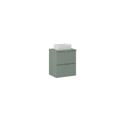 COMAD UN-GAJA35-SW 78570A(35) - Lavatório de bancada GAJA 35x22 cm cerâmica/branco brilhante