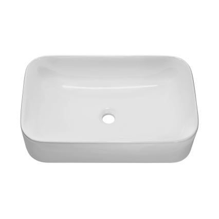 COMAD UN-KATI60-SW 7857B(60) - Lavatório de bancada KATI 61x38 cm cerâmica/branco brilhante