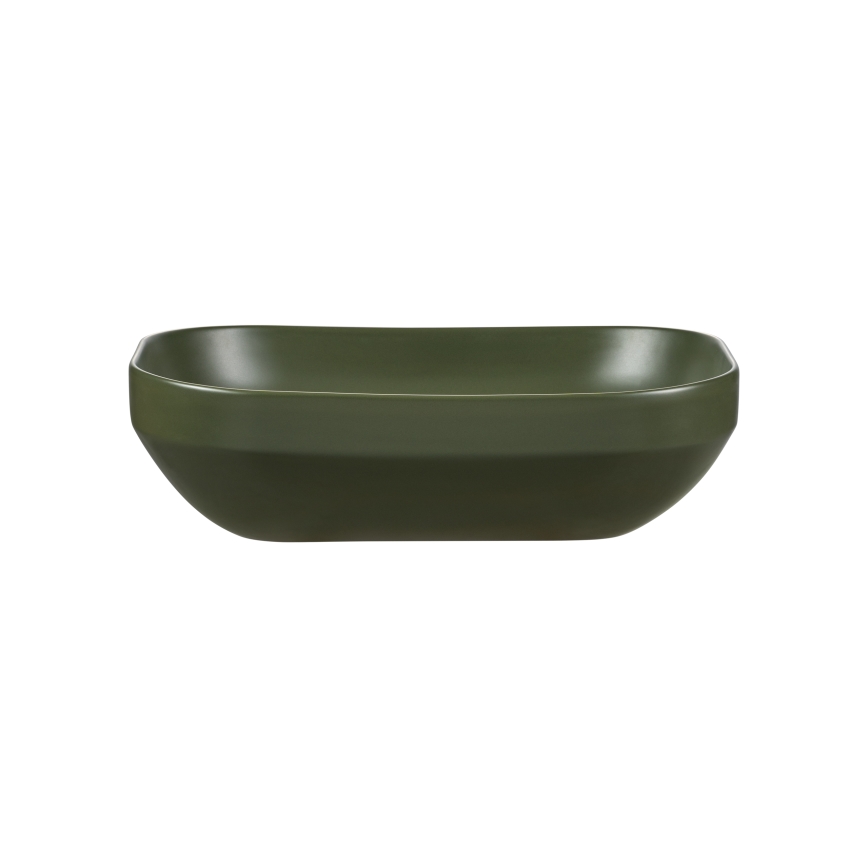 COMAD UN-NELI-MFG - Lavatório de bancada NELI 50,4x35,2 cm cerâmica/mate verde