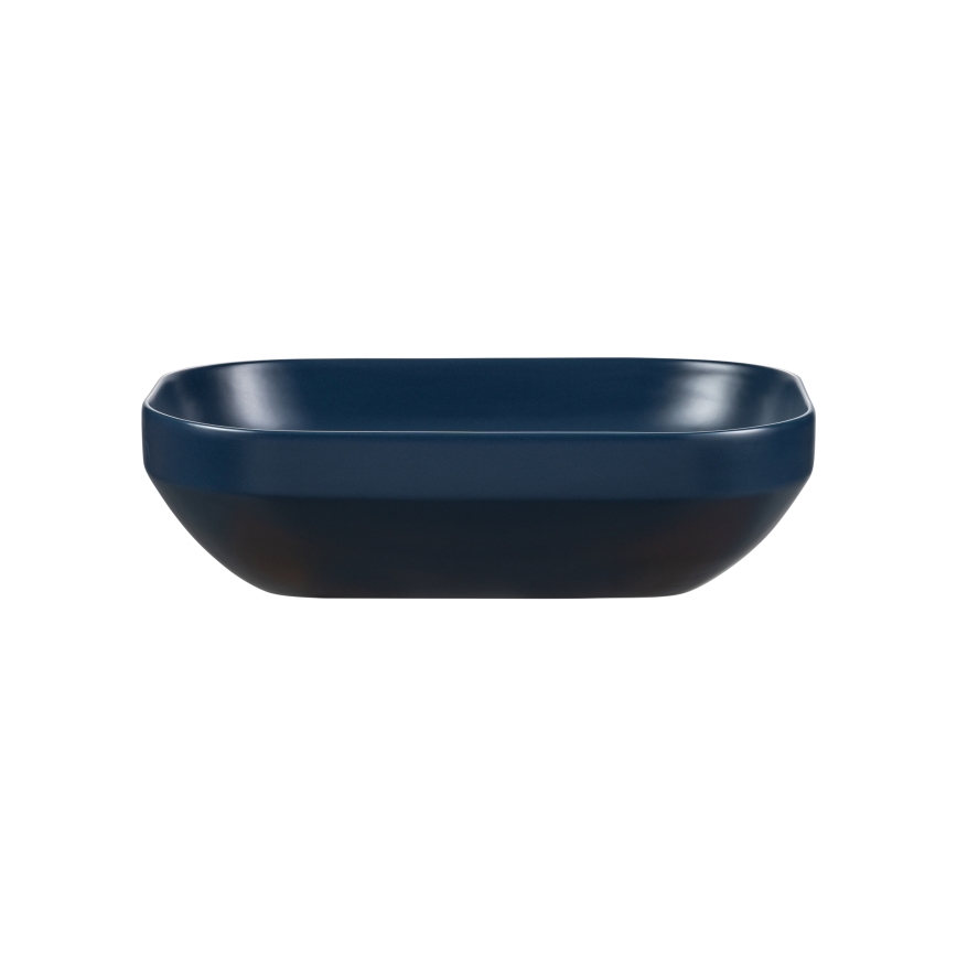 COMAD UN-NELI-MNB - Lavatório de bancada NELI 50,4x35,2 cm cerâmica/mate navy azul