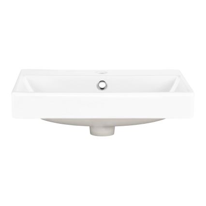 COMAD UN-RITA-GW-50 - Lavatório de bancada RITA 50x40 cm cerâmica/branco brilhante