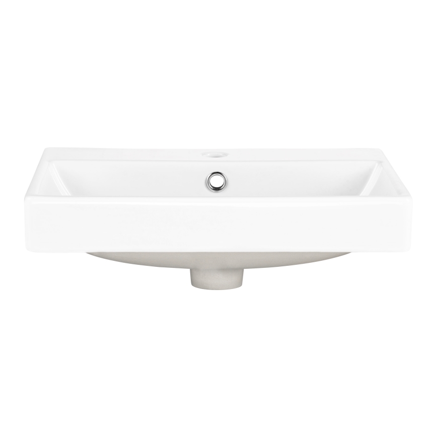 COMAD UN-RITA-GW-60 - Lavatório de bancada RITA 60x40 cm cerâmica/branco brilhante