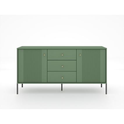 Cômoda LUE verde/preta