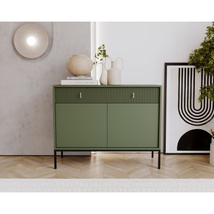 Cômoda SUE verde/preta