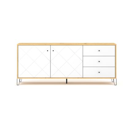 Cómoda SULA carvalho Artisan/branco