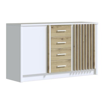 Cômoda TAYLER branco/carvalho craft