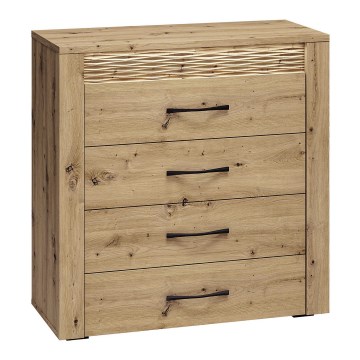Cômoda VANCO 94x92 cm carvalho artisan