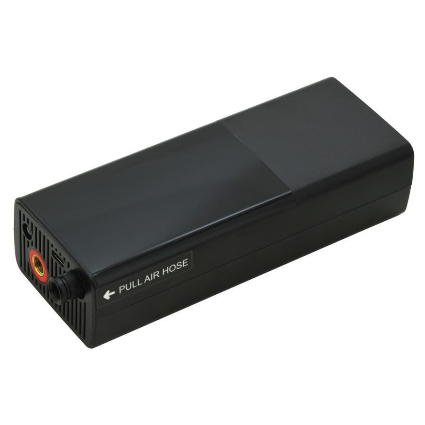 Compressor de bolso digital 4000 mAh 5V preto